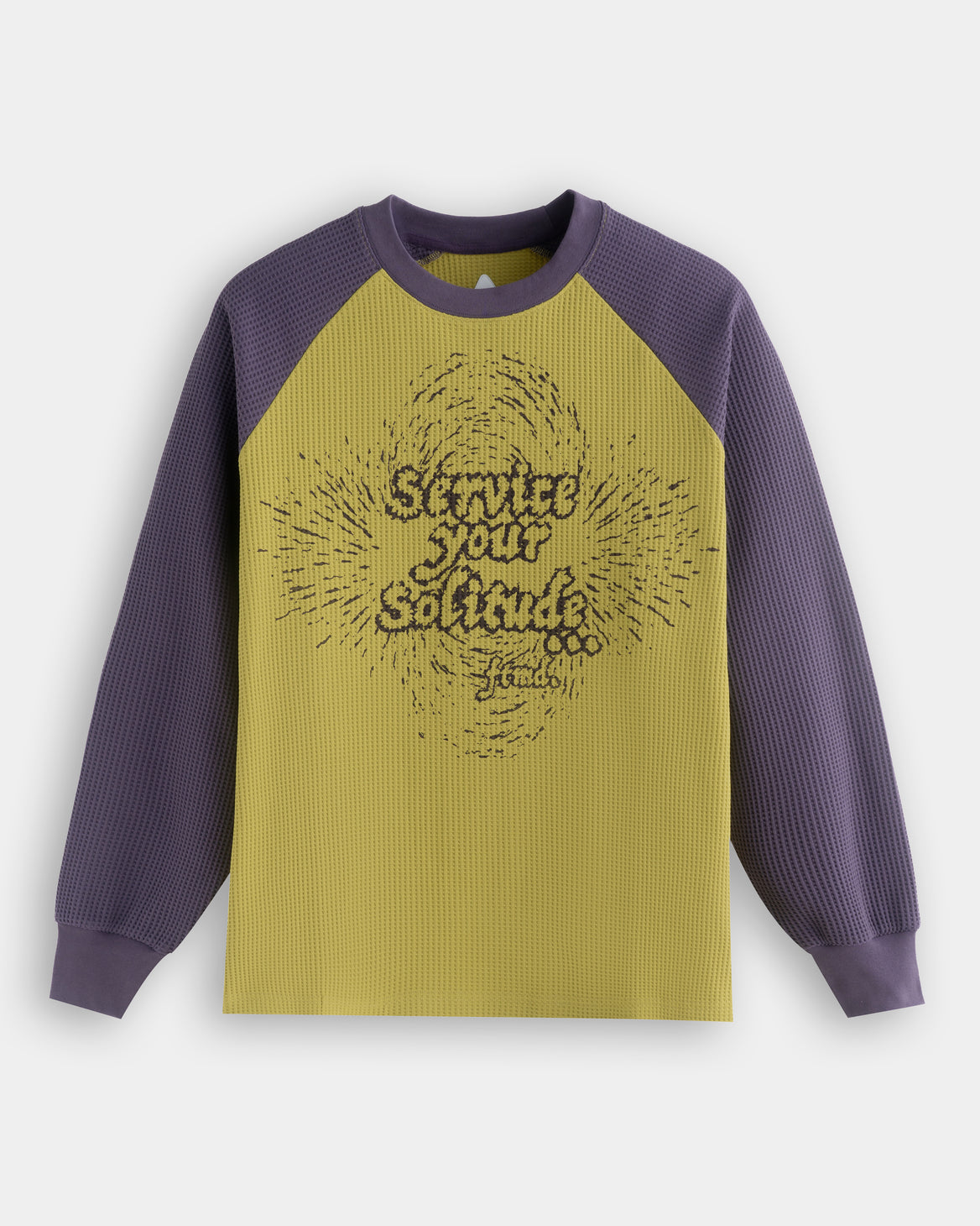 SERVICE YOUR SOLITUDE L/S WAFFLE TEE