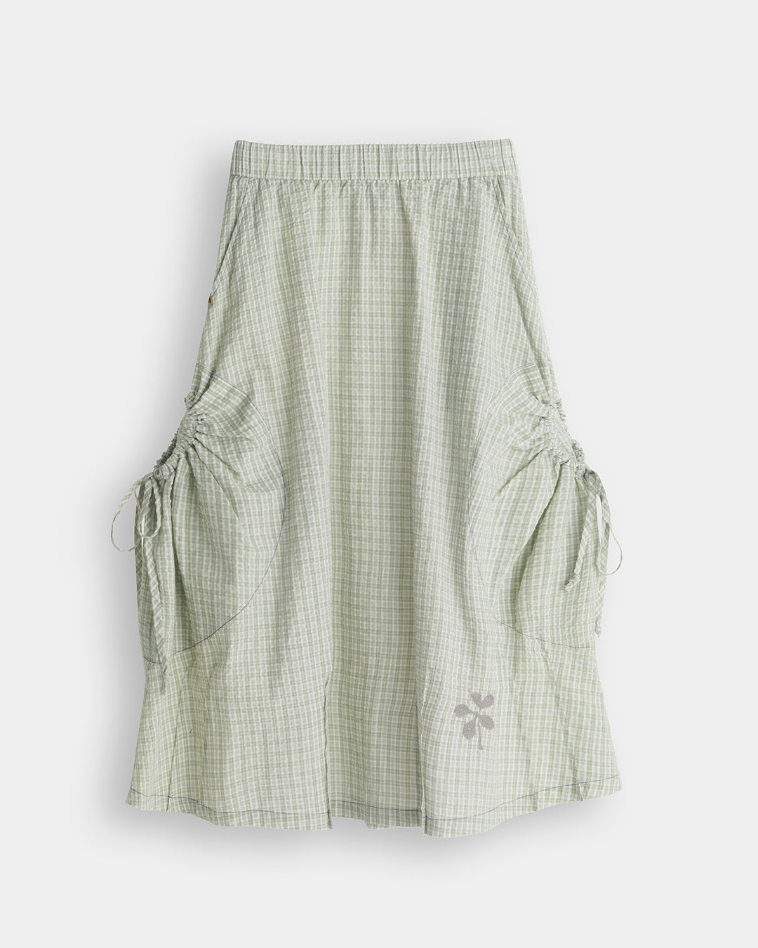 SEERSUCKER POCKET SKIRT