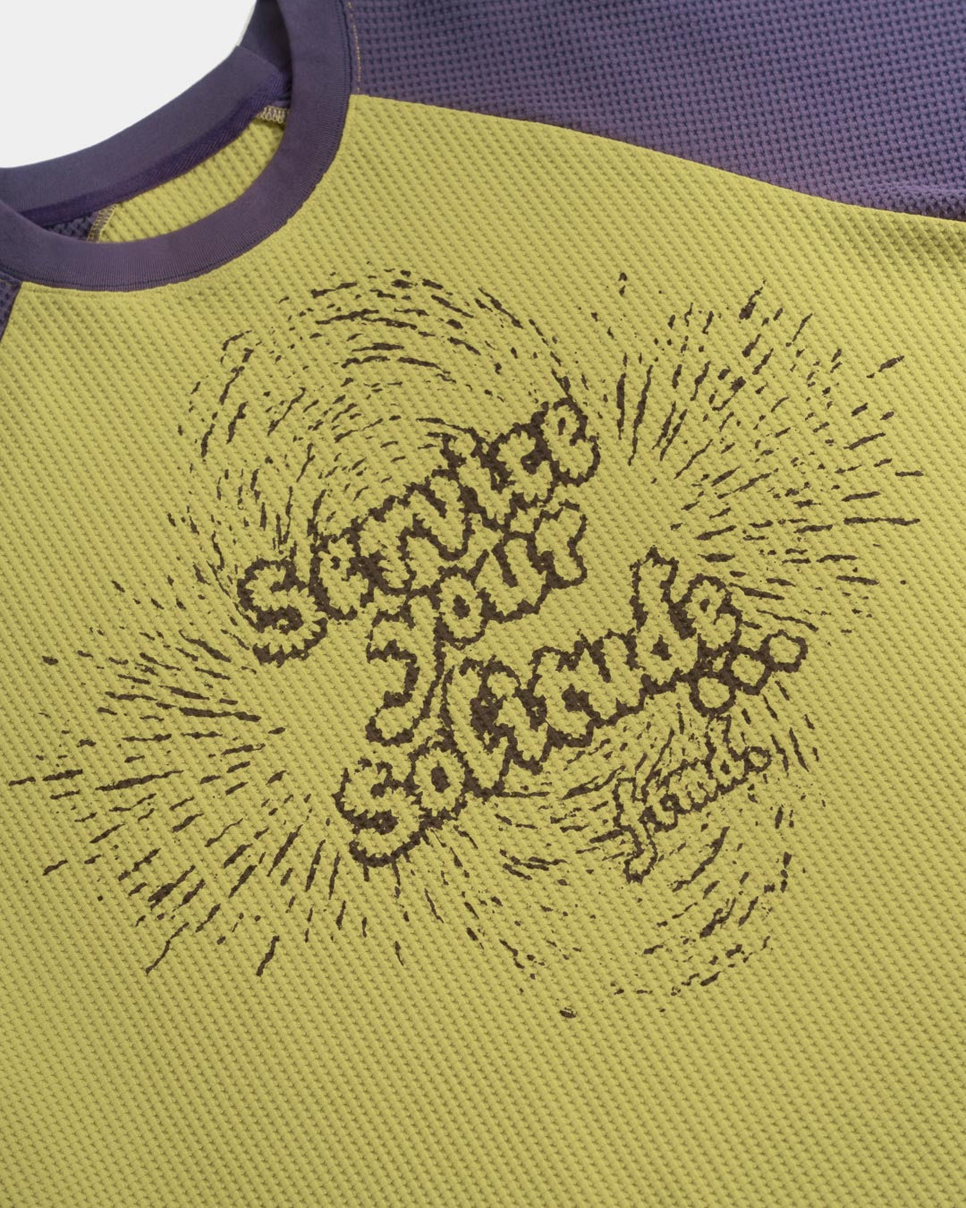 SERVICE YOUR SOLITUDE L/S WAFFLE TEE