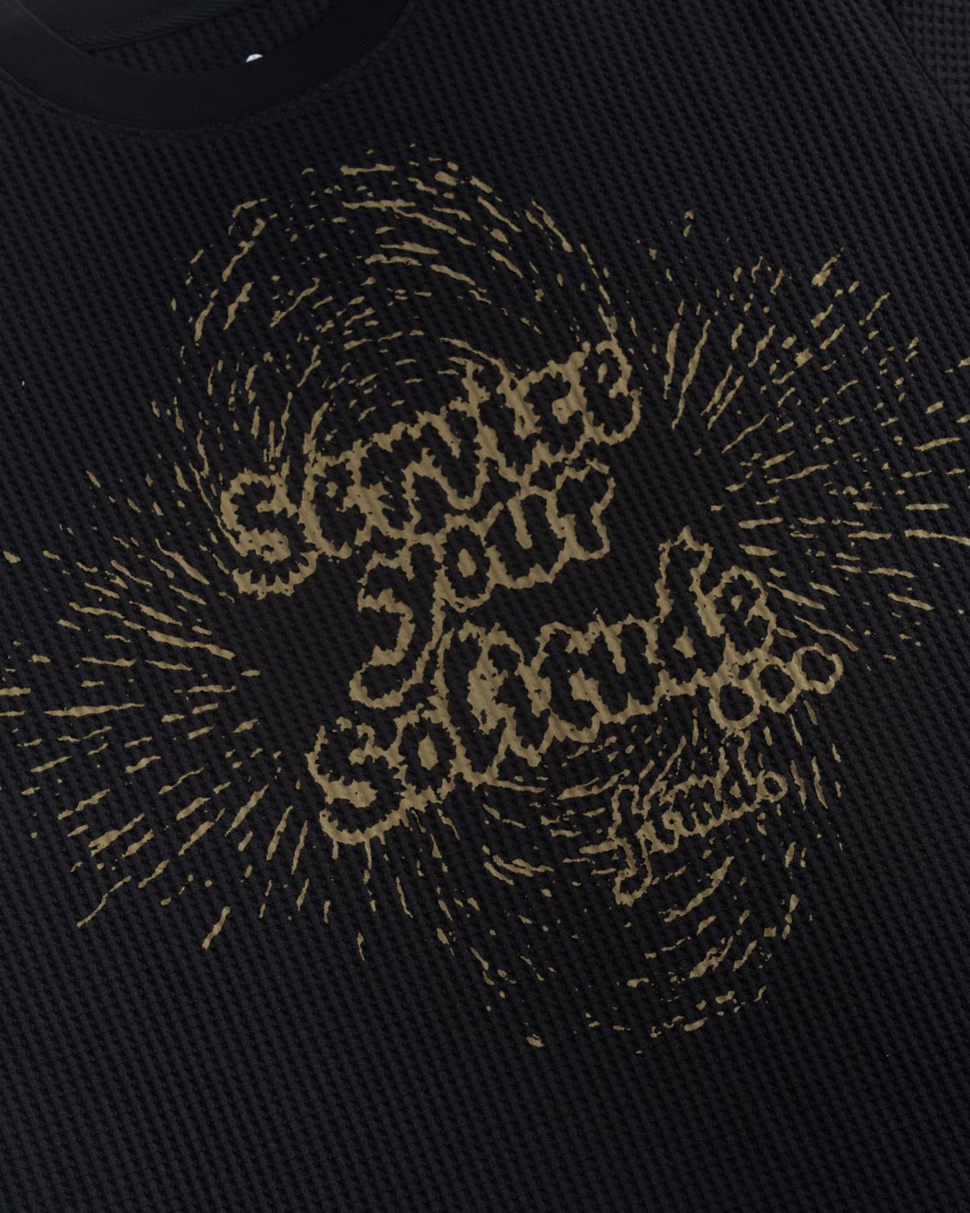 SERVICE YOUR SOLITUDE WAFFLE TEE