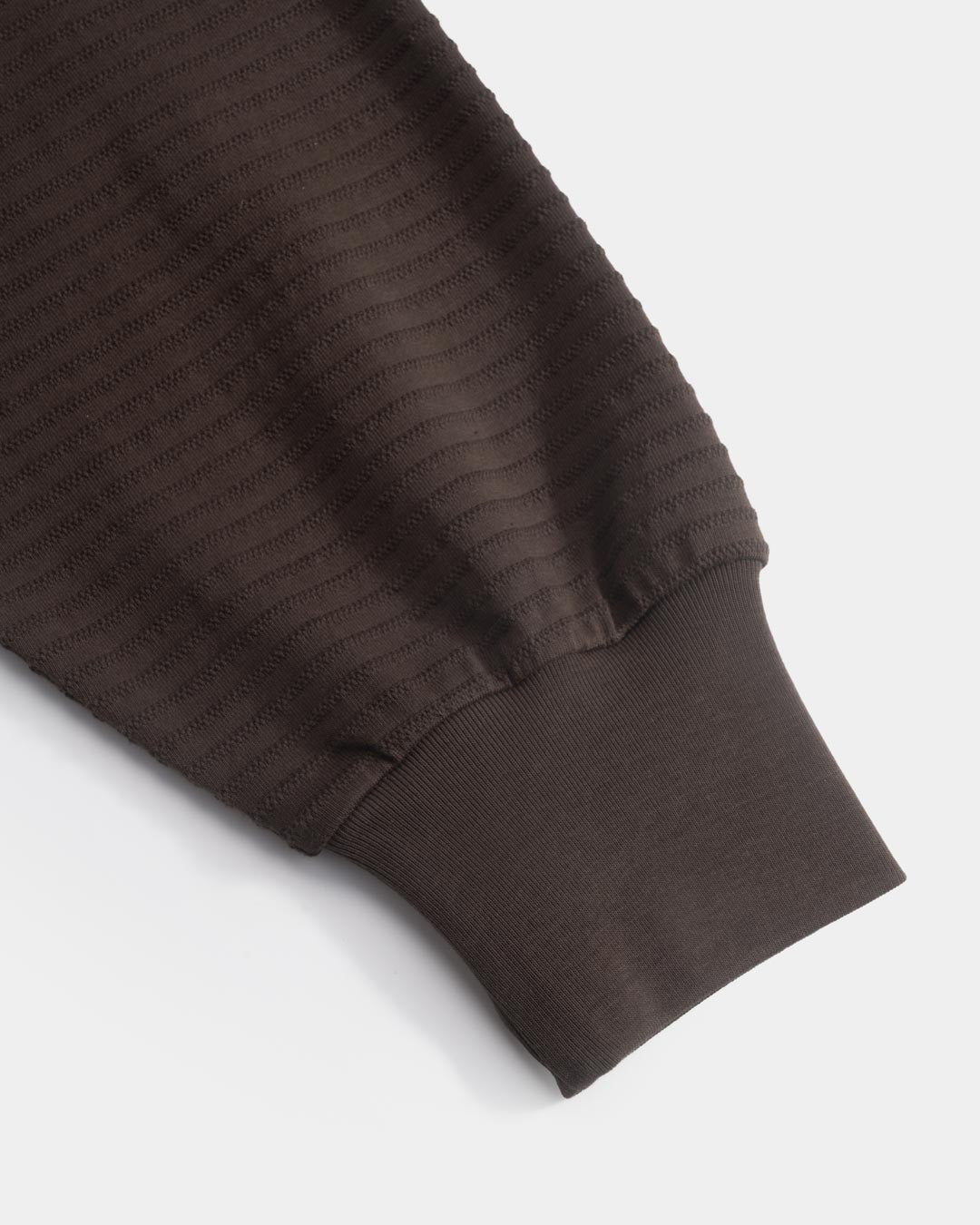 TEXTURED STRIPED L/S TEE