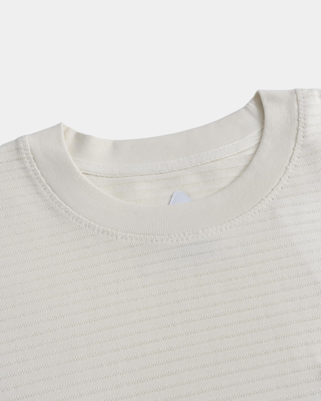 TEXTURED STRIPED L/S TEE