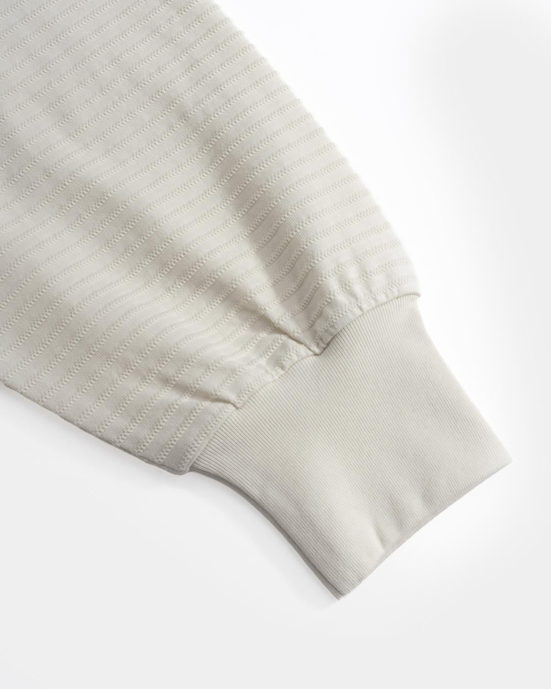 TEXTURED STRIPED L/S TEE