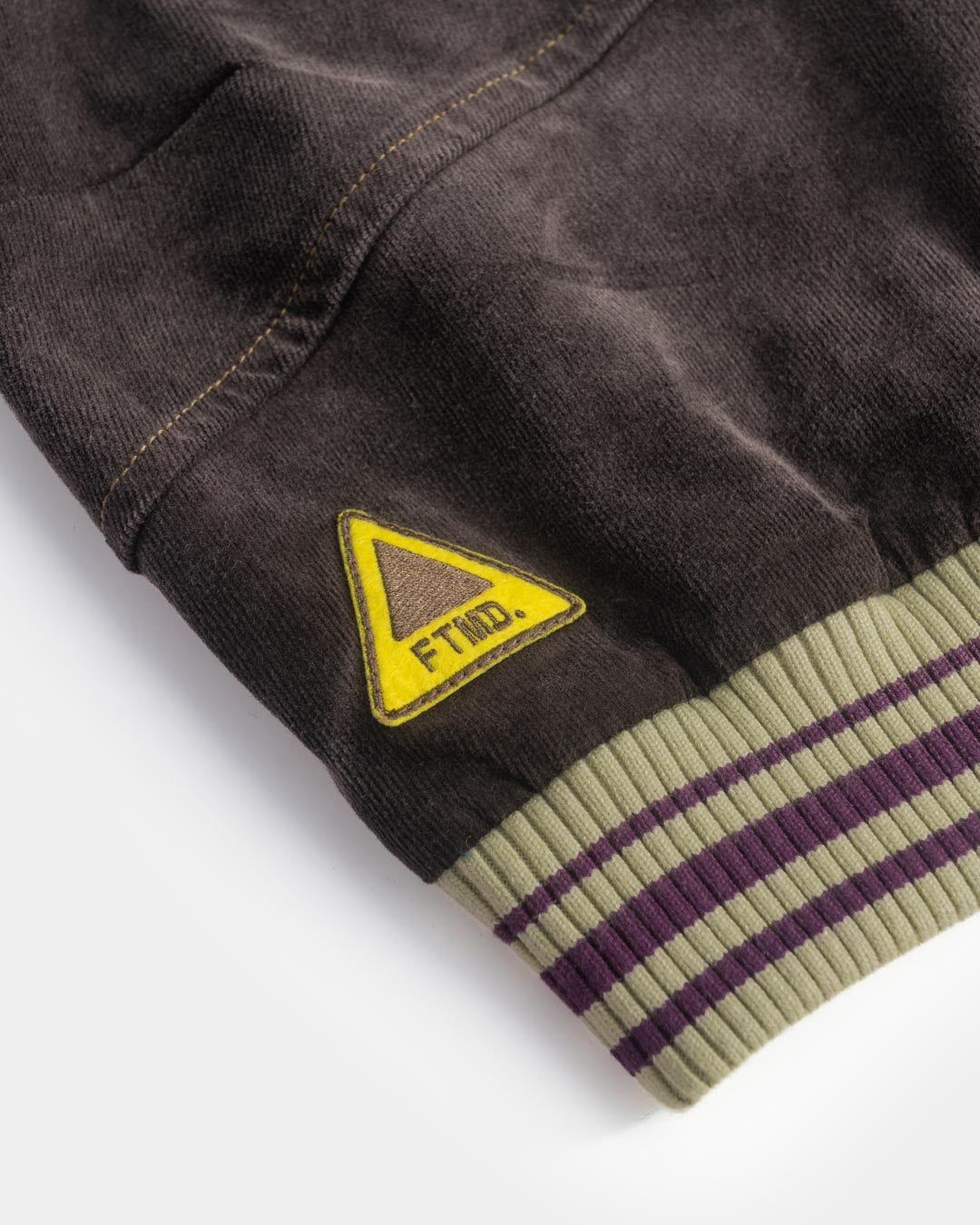 CORDUROY HOODED ZIP JACKET
