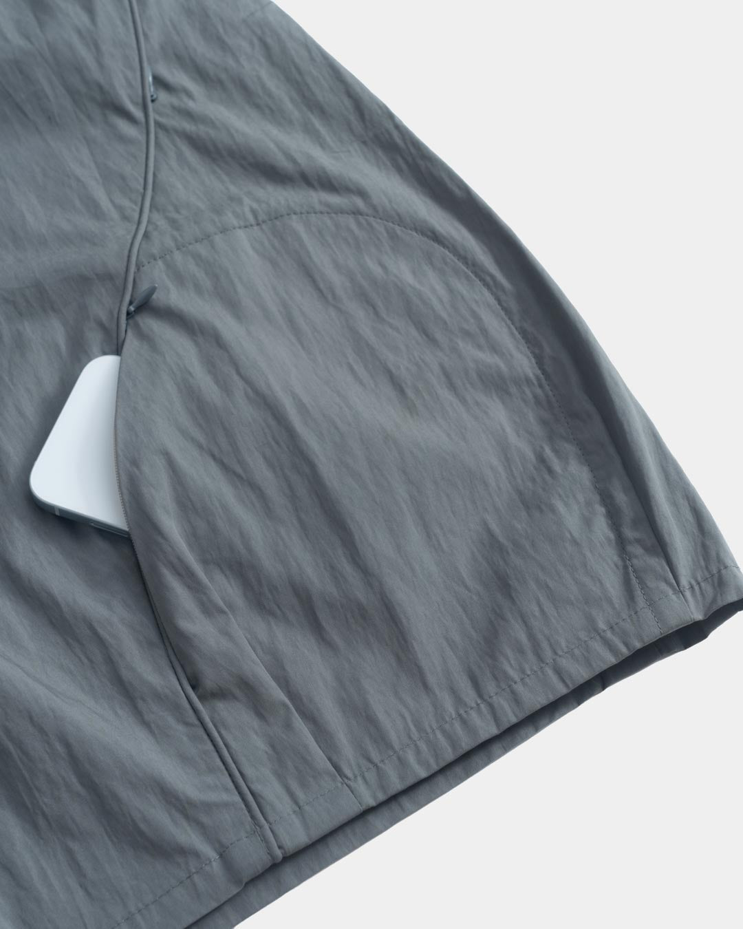 DUAL-ZIP POCKET SHORTS