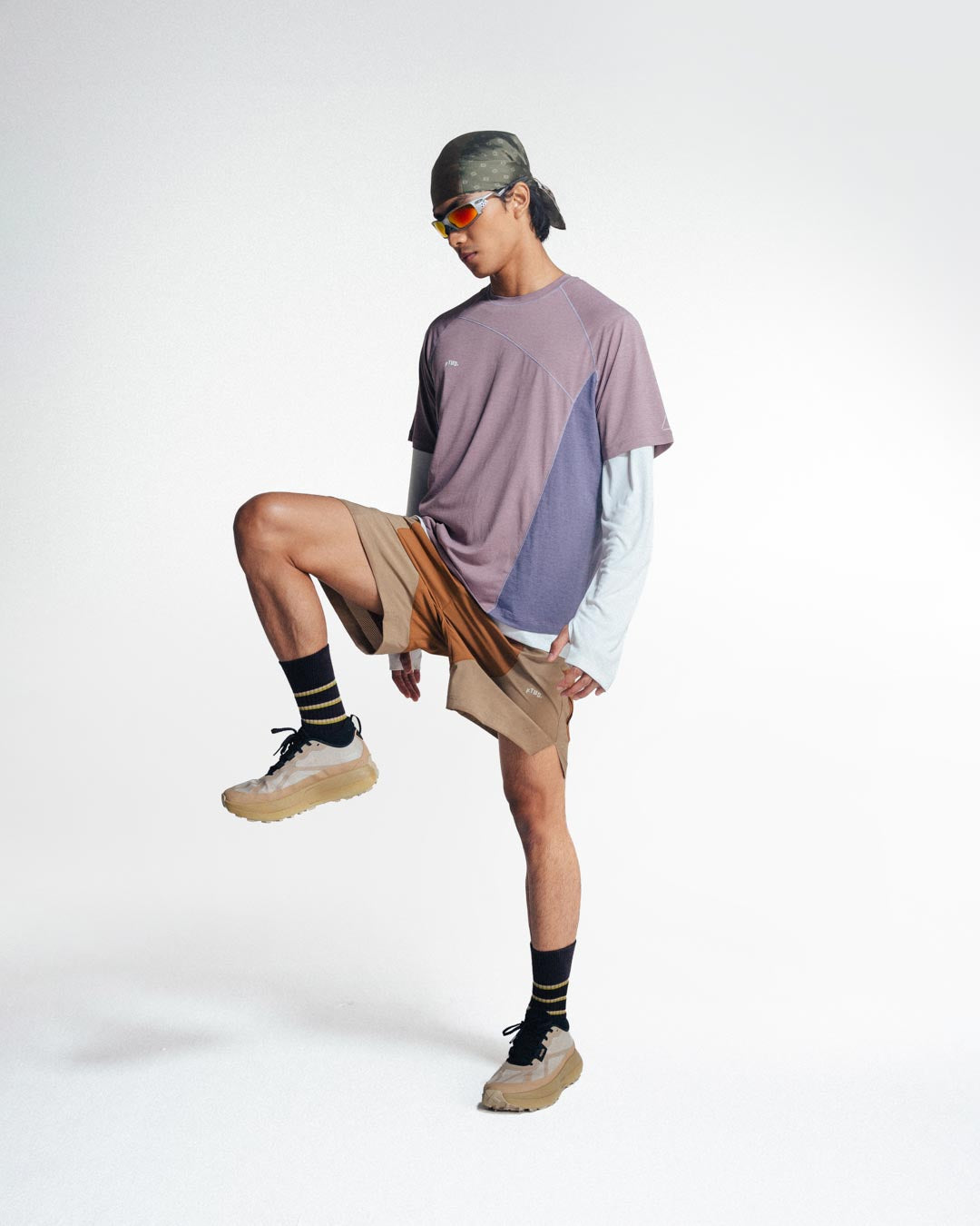 DELTA01_TWO-TONE SHORTS
