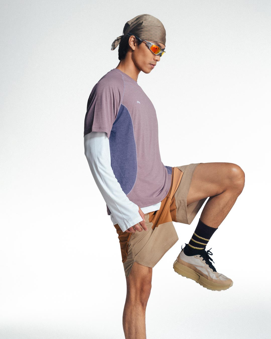 DELTA01_TWO-TONE SHORTS