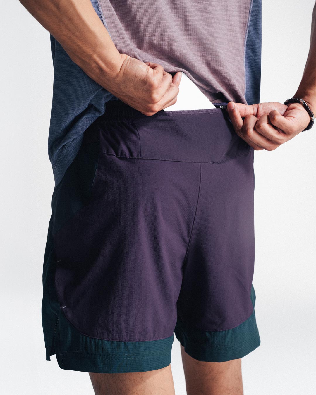 DELTA01_TWO-TONE SHORTS
