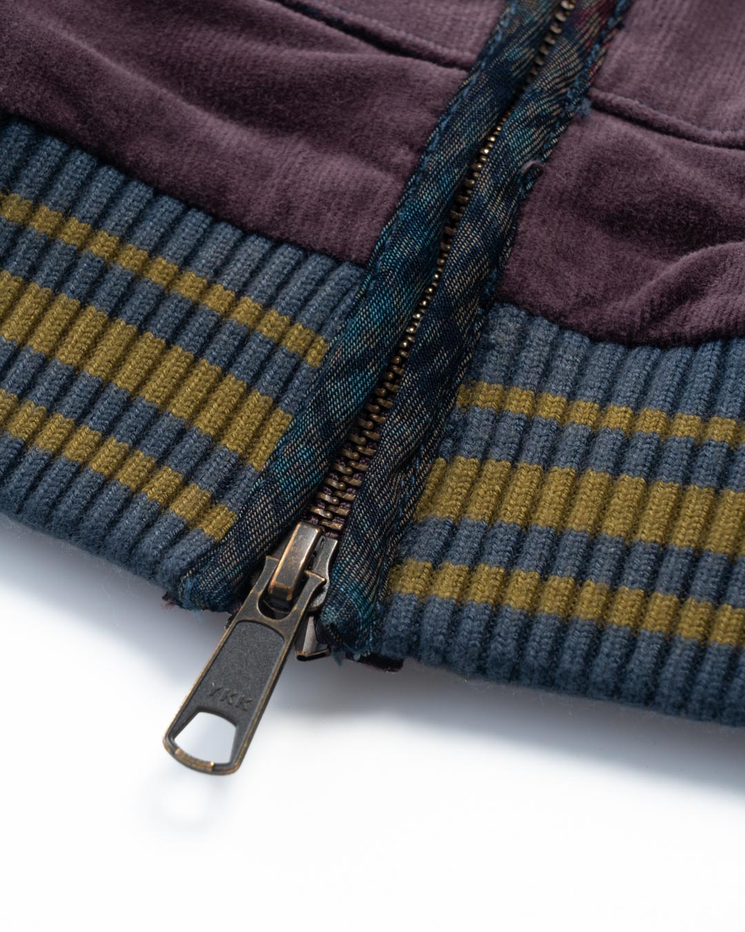 CORDUROY HOODED ZIP JACKET