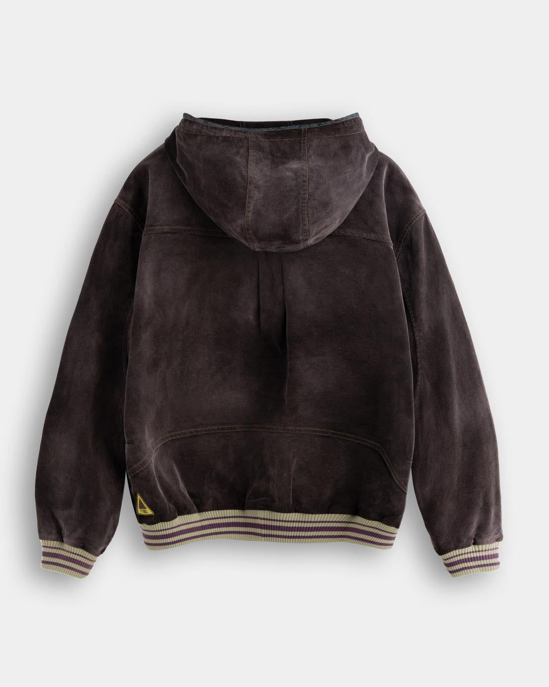 CORDUROY HOODED ZIP JACKET