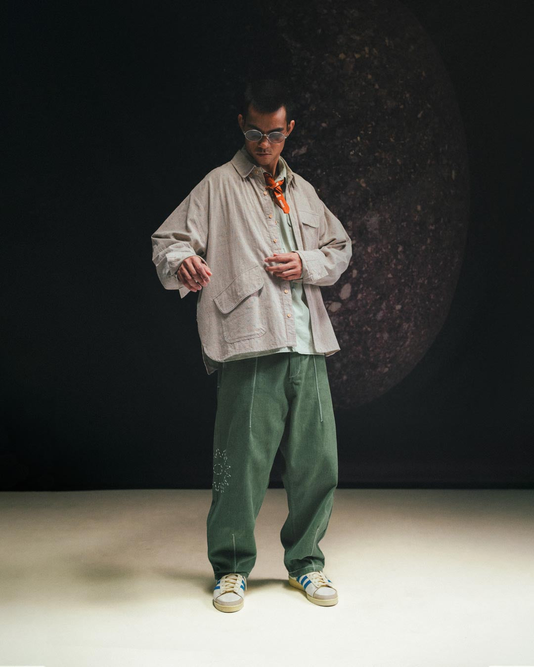 SOLAR DENIM TROOPER PANTS