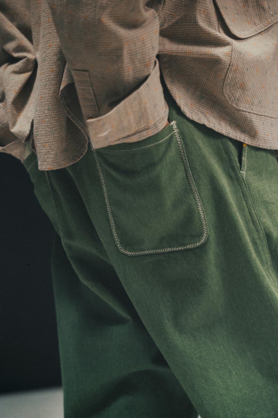 SOLAR DENIM TROOPER PANTS