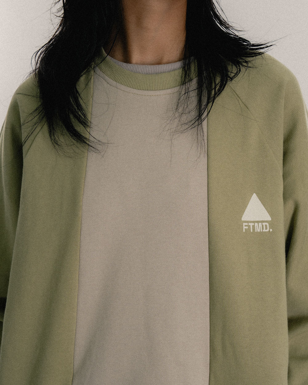 PANEL L/S SWEATER