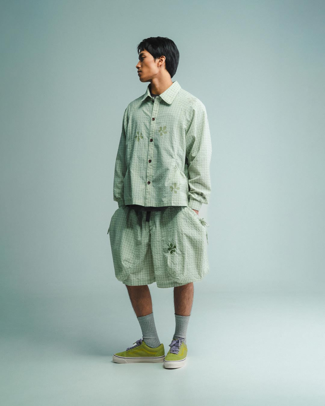 SEERSUCKER SUMMER SHORTS