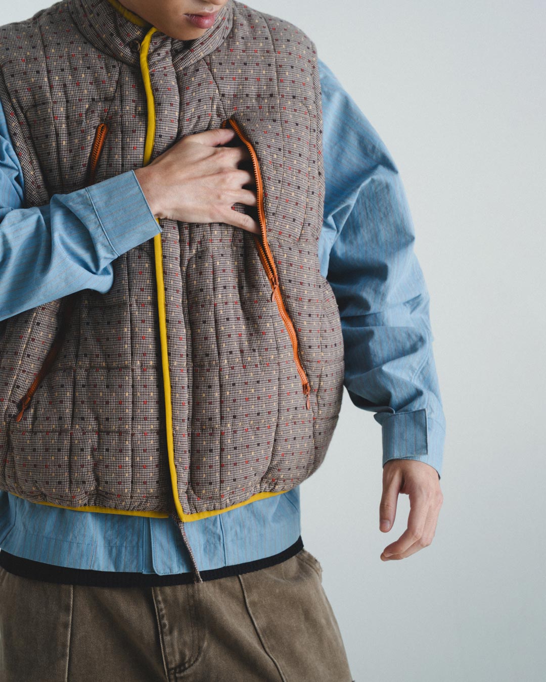 DUAL-ZIP PADDED VEST