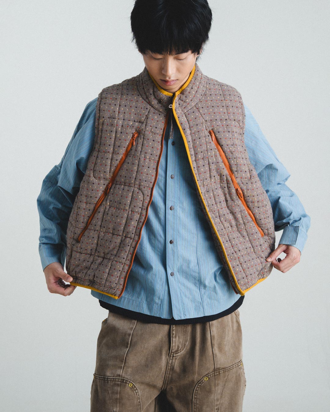 DUAL-ZIP PADDED VEST