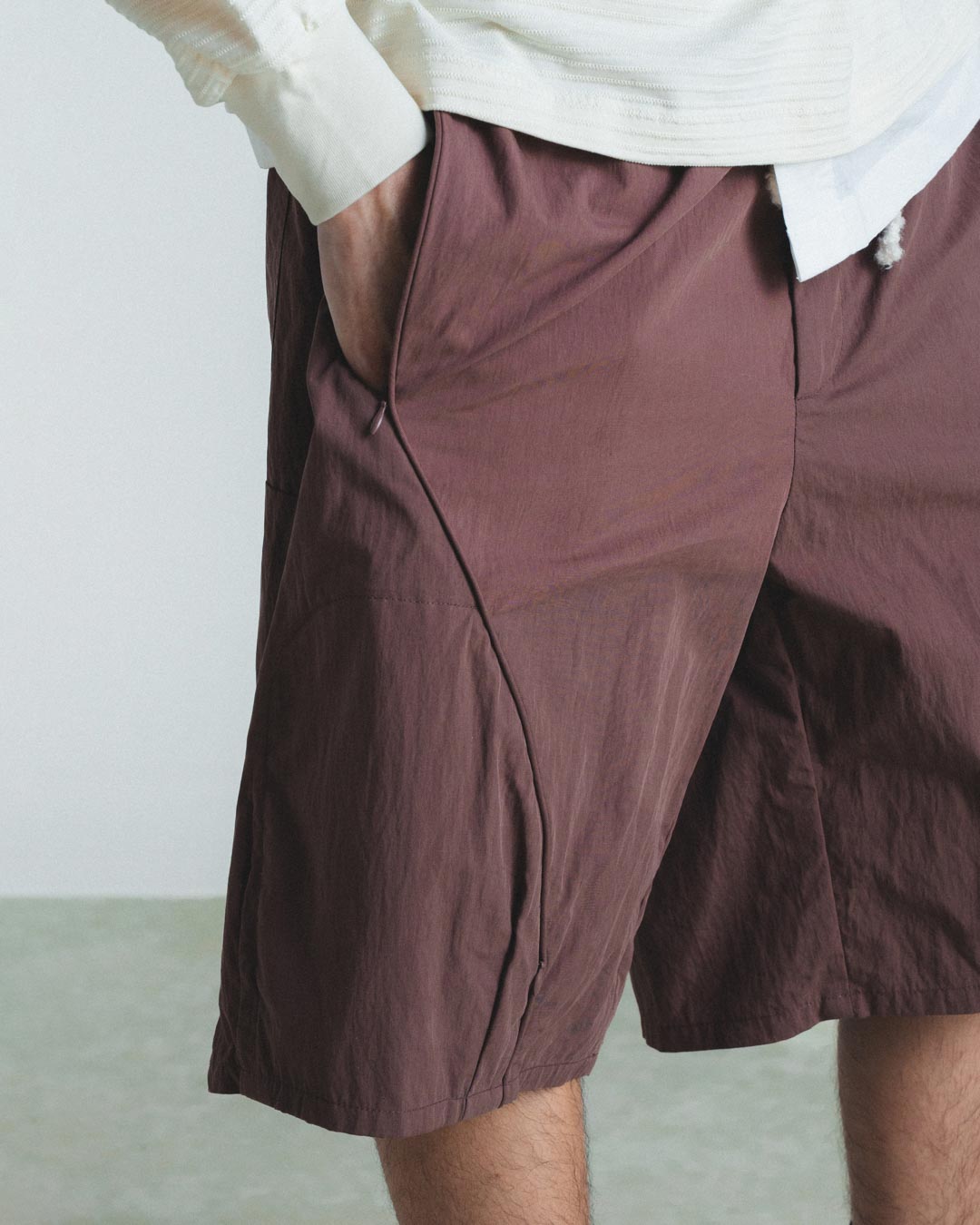 DUAL-ZIP POCKET SHORTS