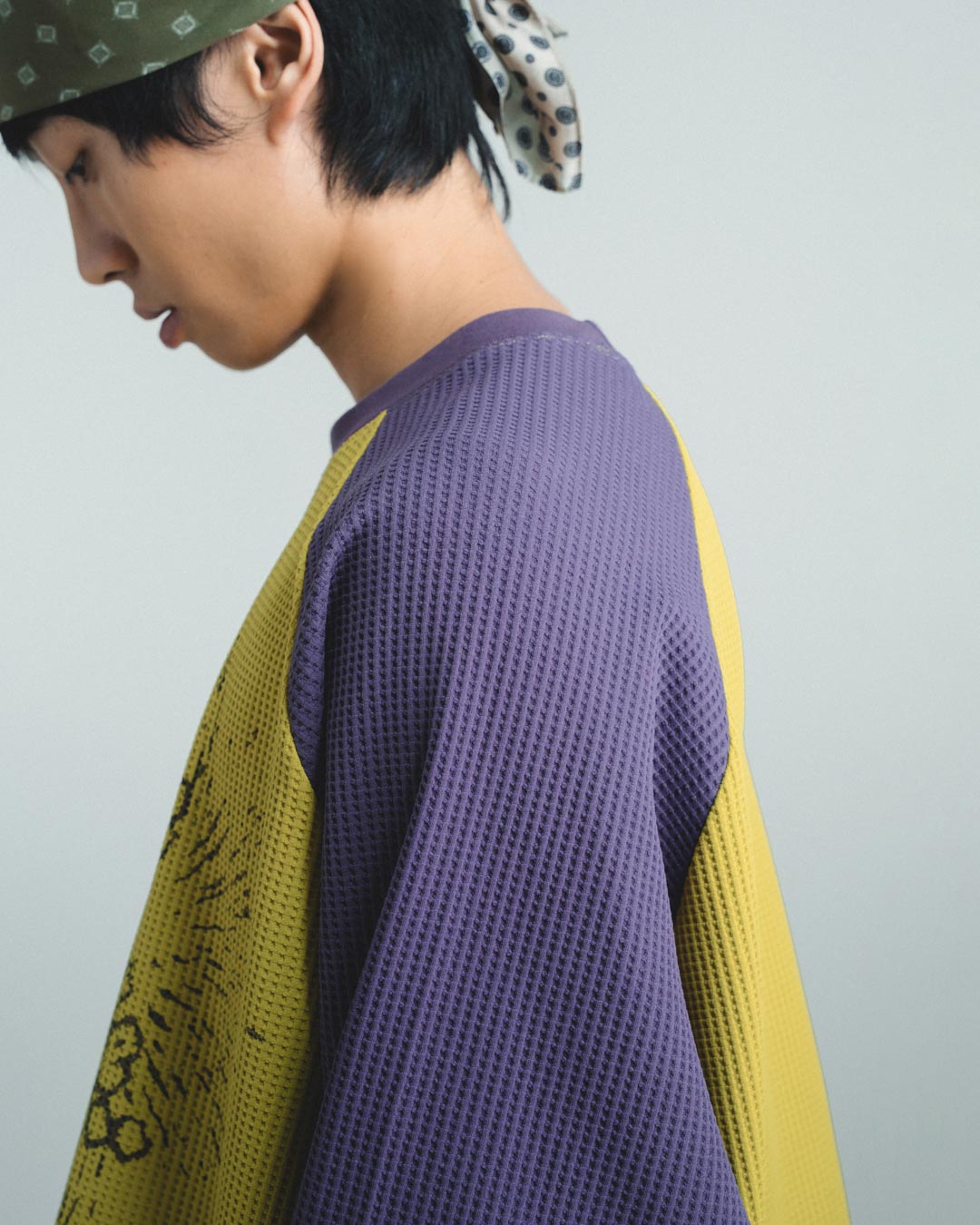 SERVICE YOUR SOLITUDE L/S WAFFLE TEE