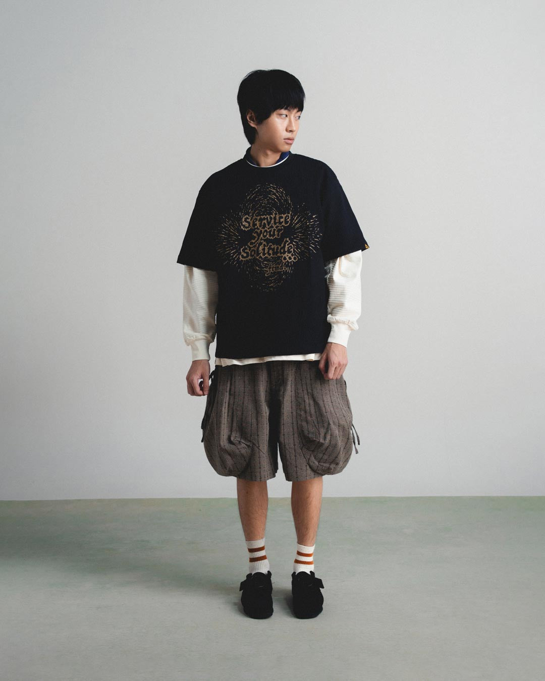 SERVICE YOUR SOLITUDE WAFFLE TEE