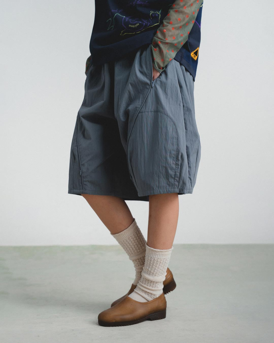 DUAL-ZIP POCKET SHORTS
