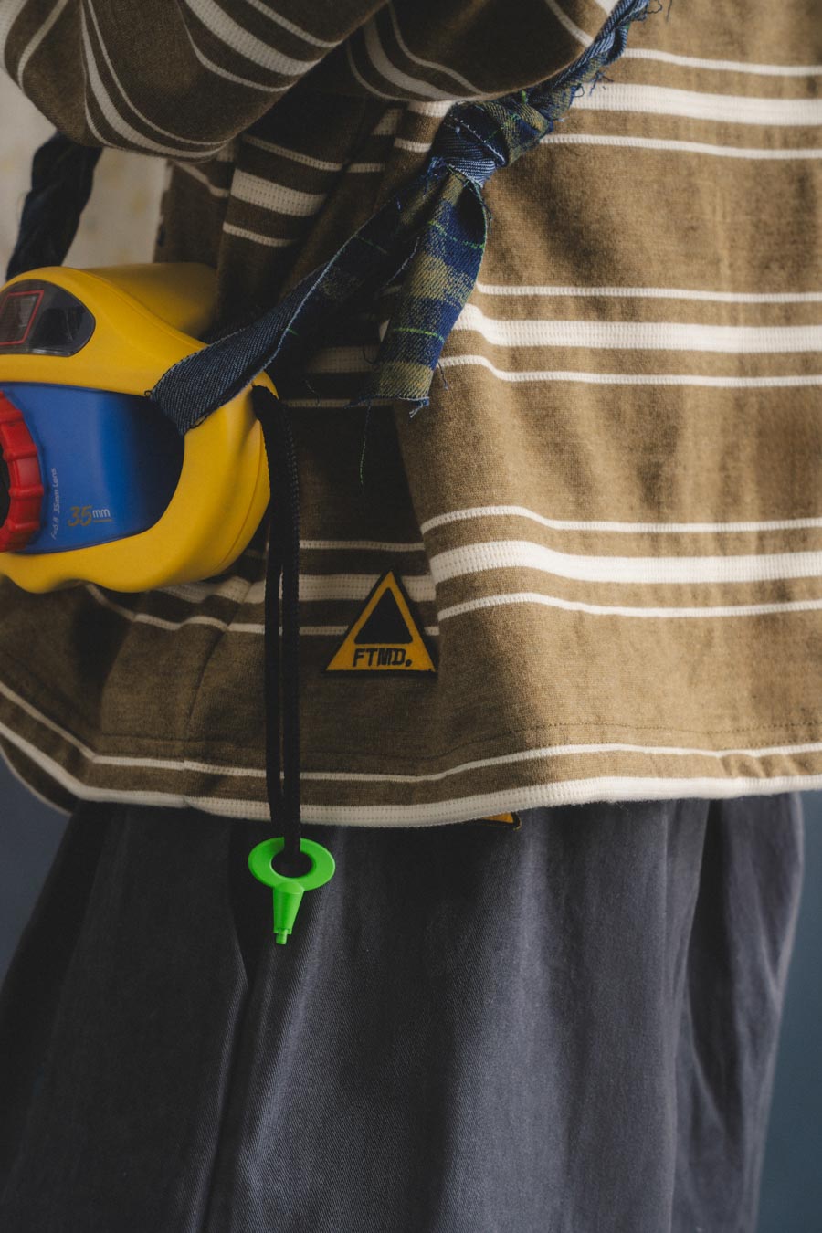 TEXTURED STRIPE L/S TEE