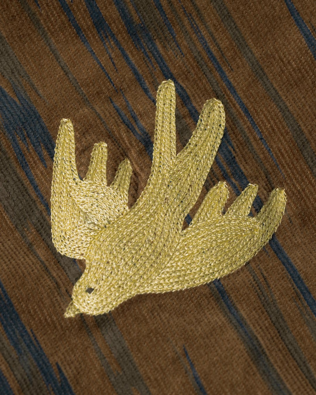 R&R CORDUROY PADDED VARSITY JACKET