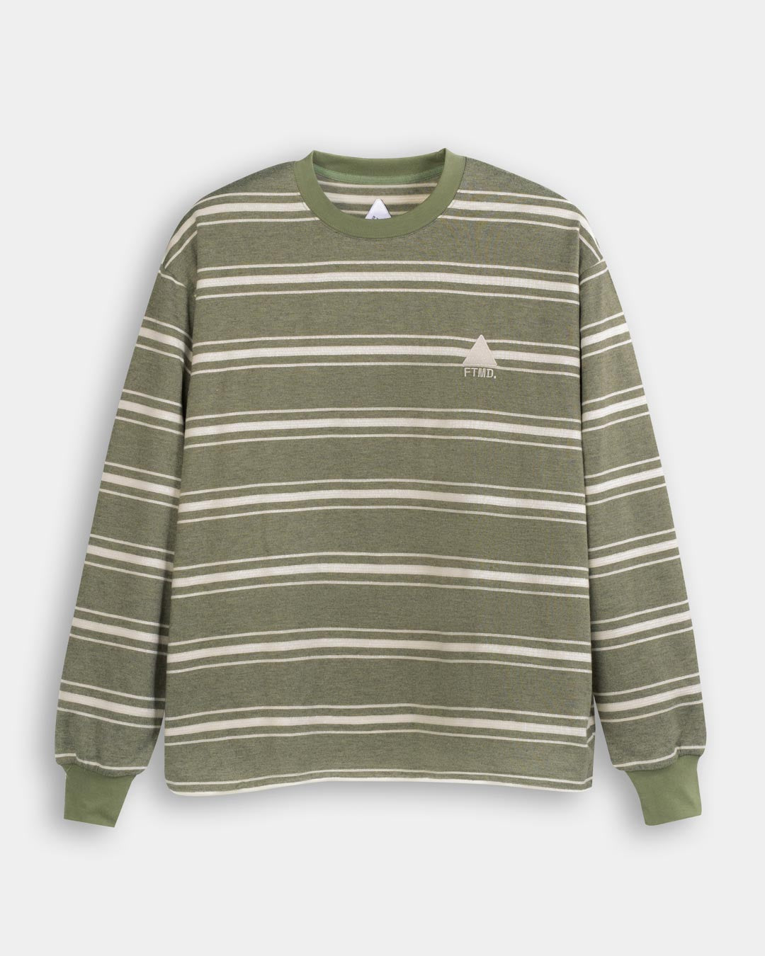 TEXTURED STRIPE L/S TEE