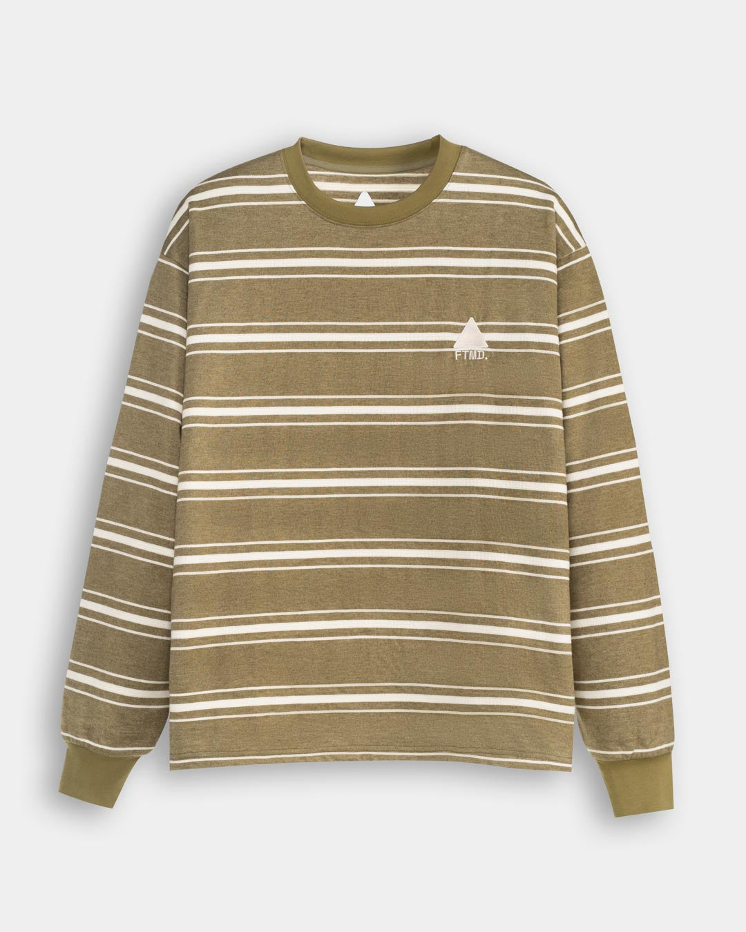 TEXTURED STRIPE L/S TEE