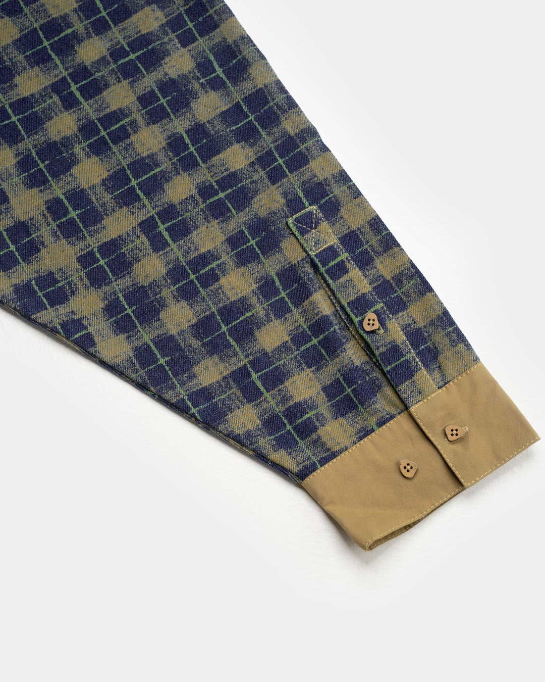 CHEQUERED L/S PULLOVER