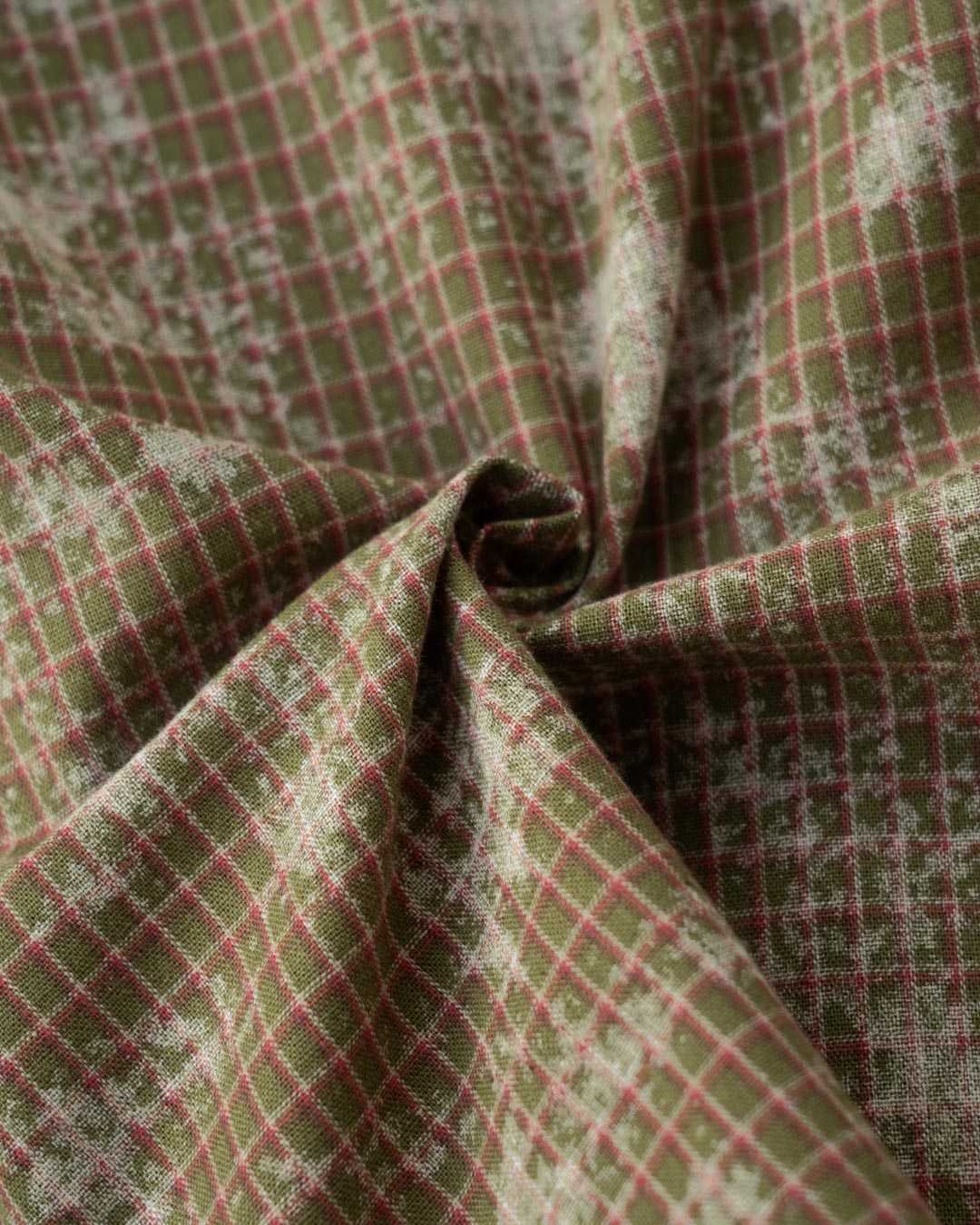 WASHED PLAID L/S SHIRT