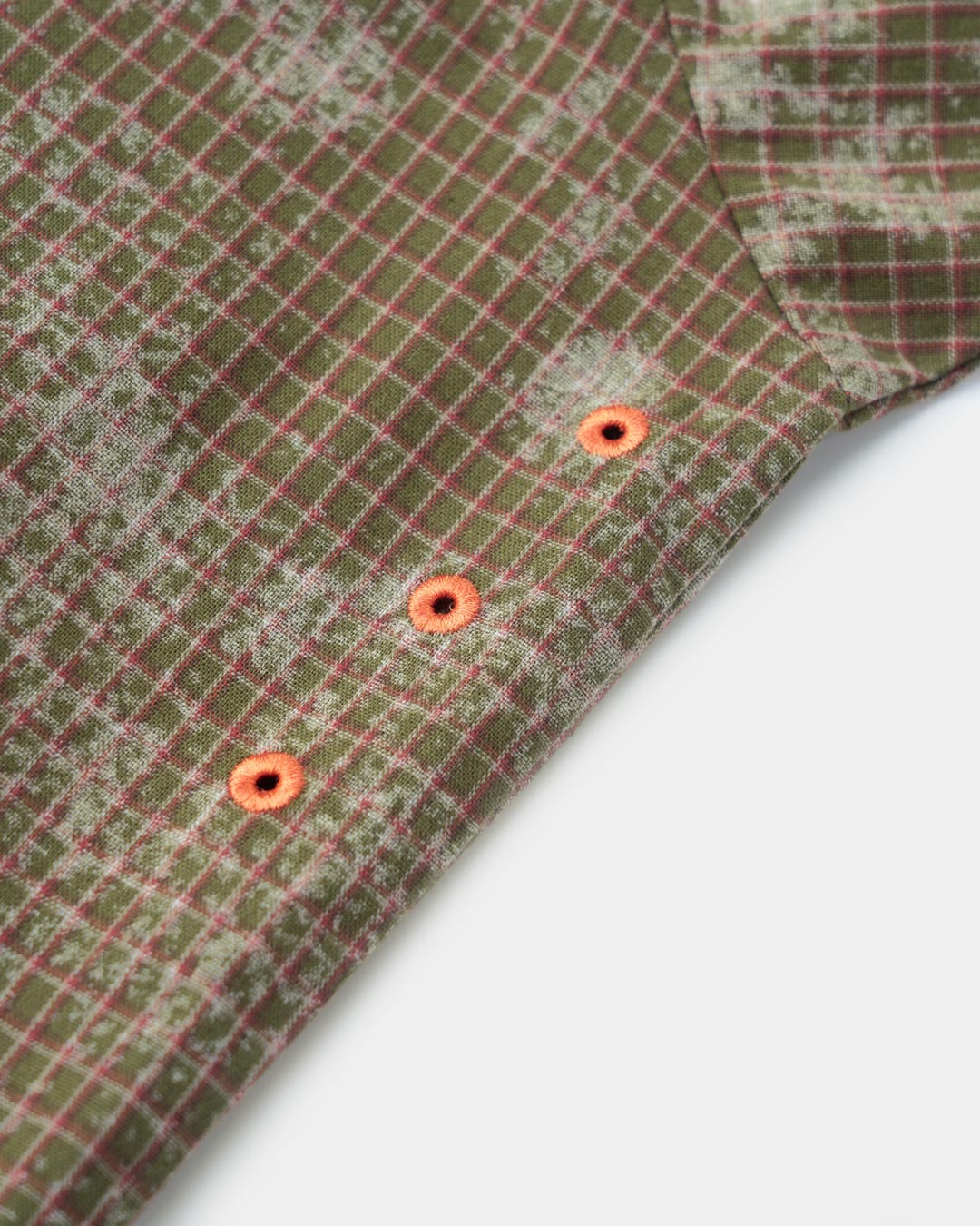 WASHED PLAID L/S SHIRT