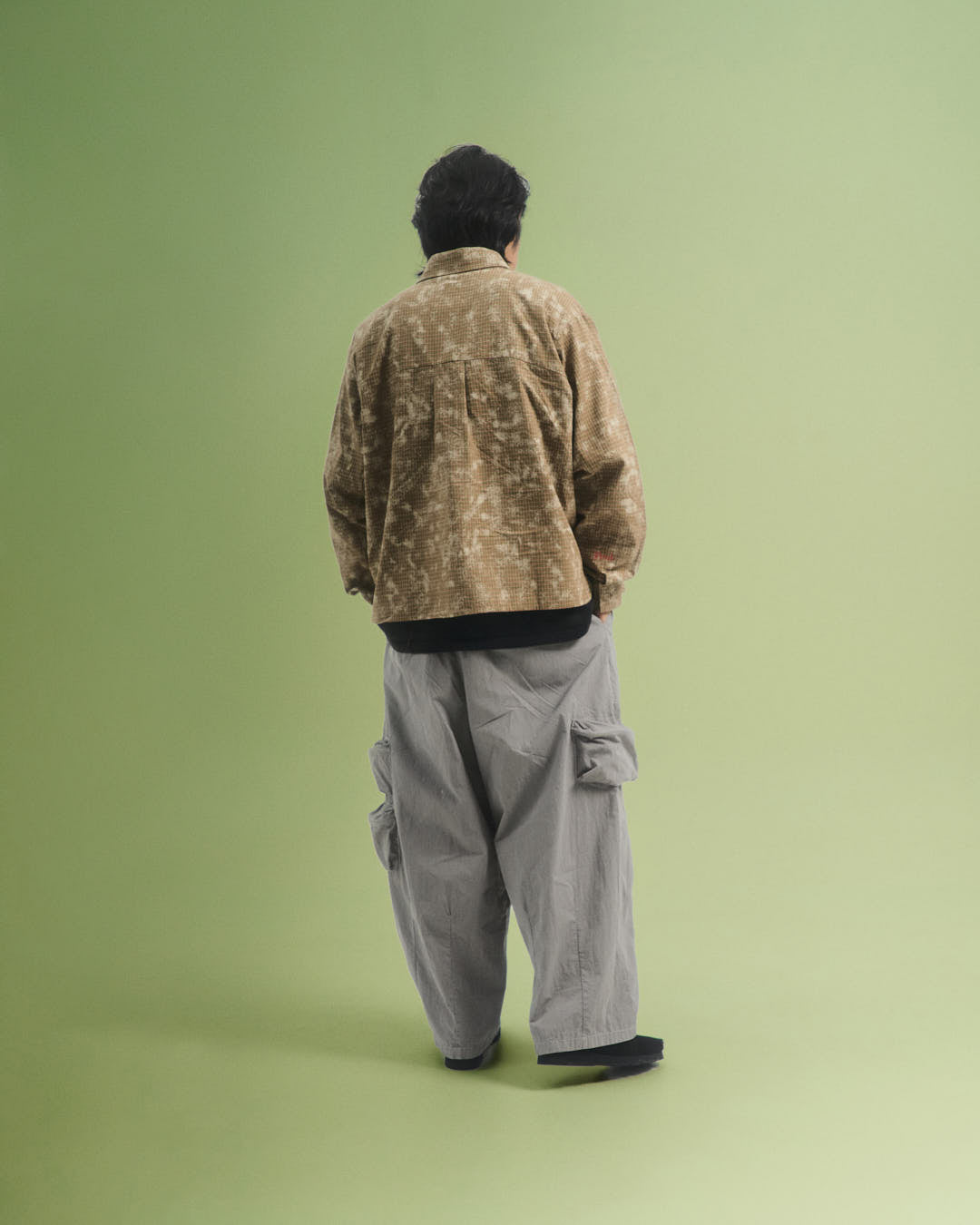 WASHED PLAID L/S SHIRT