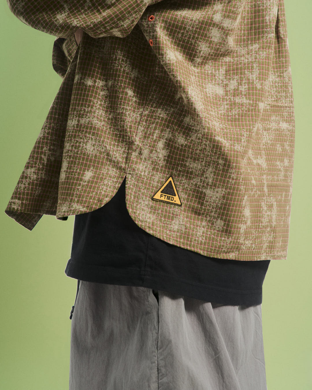 WASHED PLAID L/S SHIRT