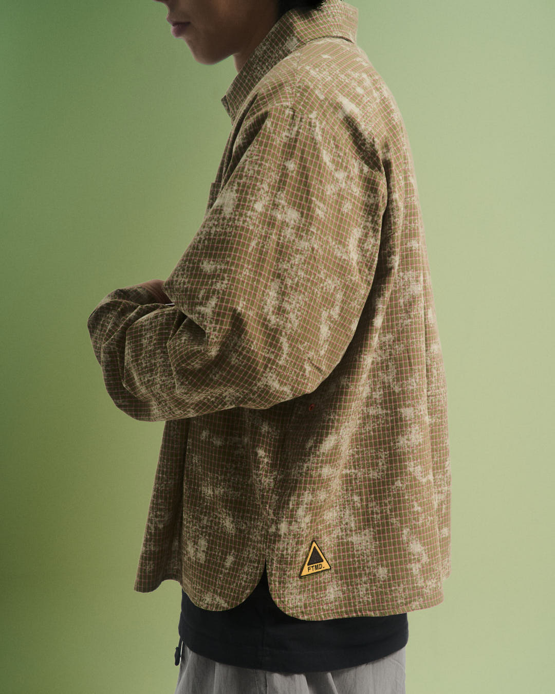 WASHED PLAID L/S SHIRT