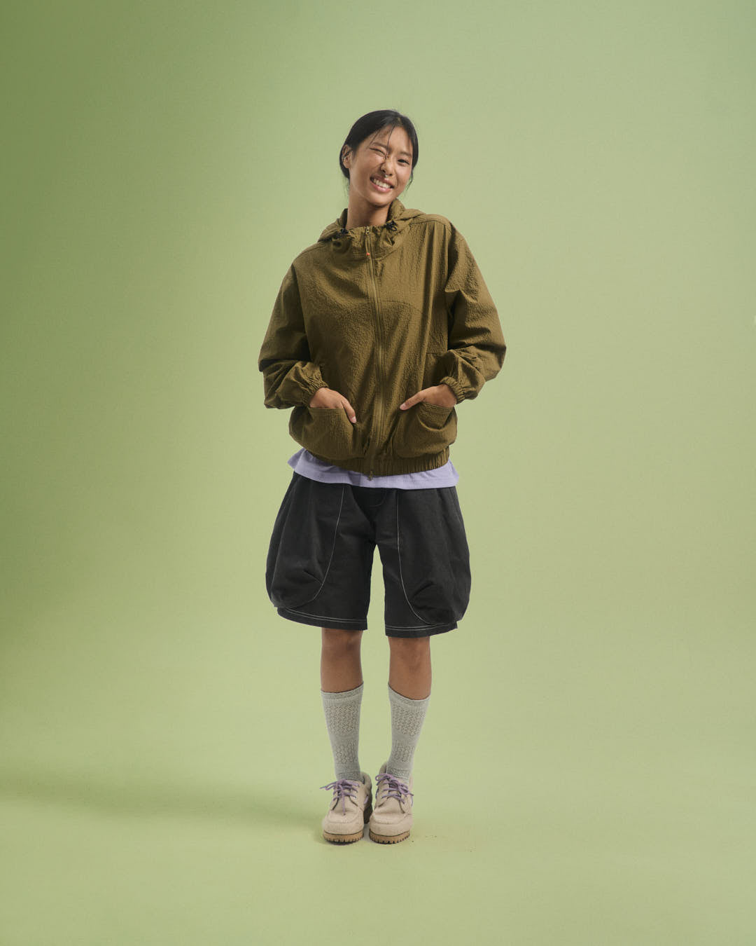 WATER-REPELLENT PACKABLE PARKA