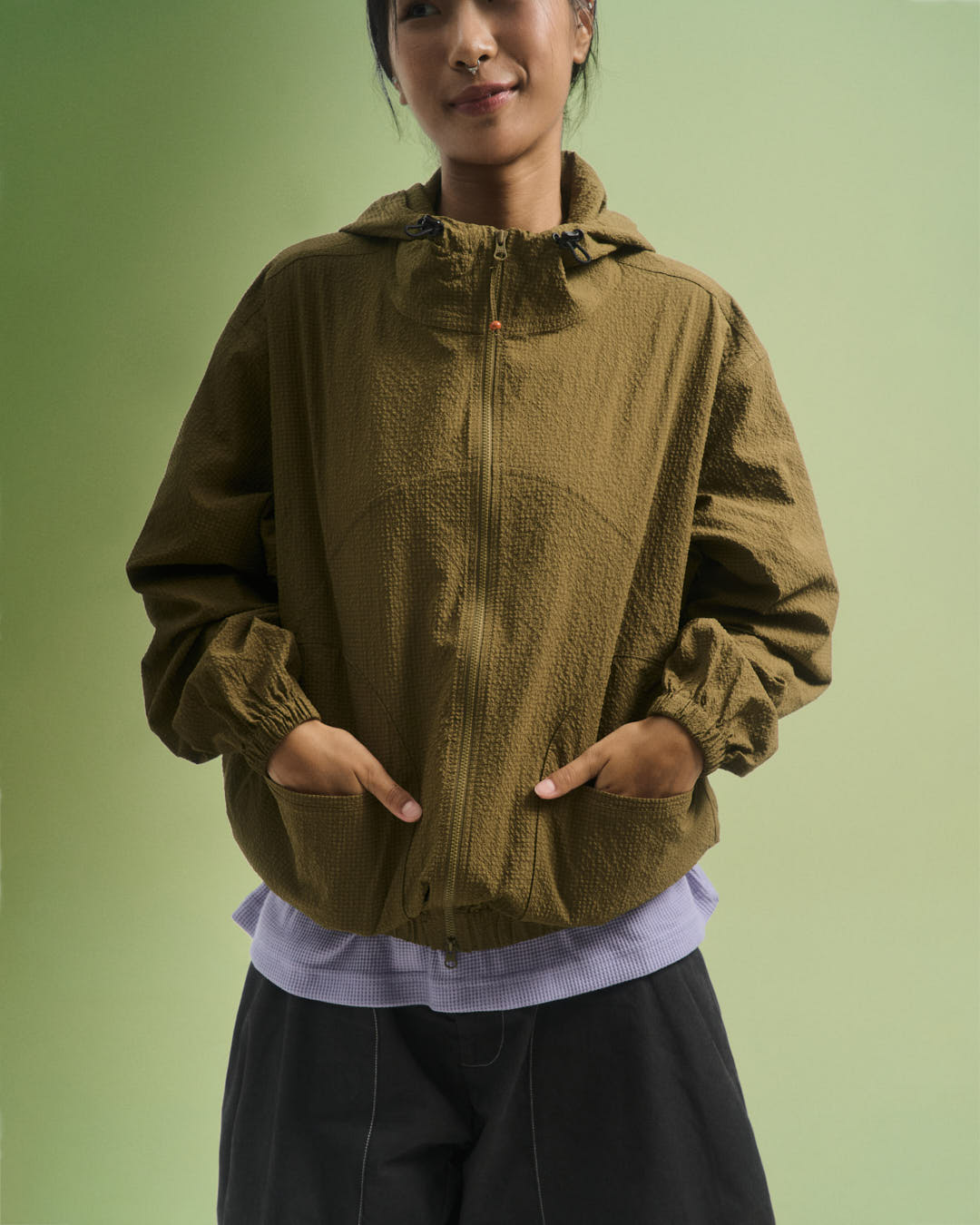 WATER-REPELLENT PACKABLE PARKA