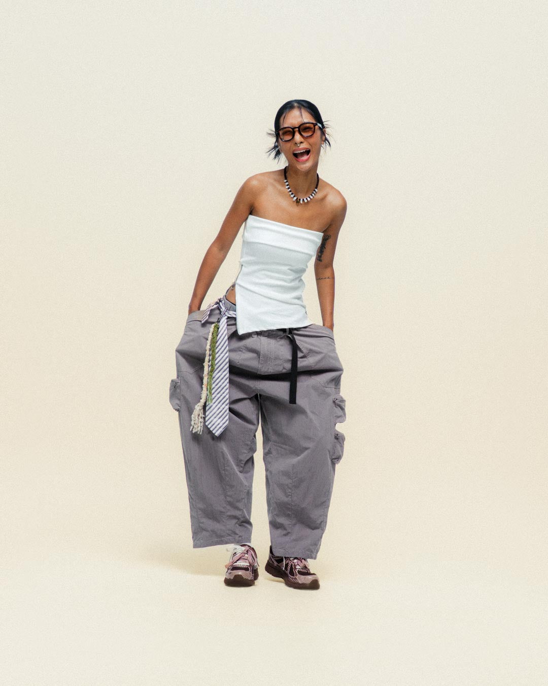 PIGMENT DYED CARGO OVER PANTS – Futuremade Studio (FTMD.)