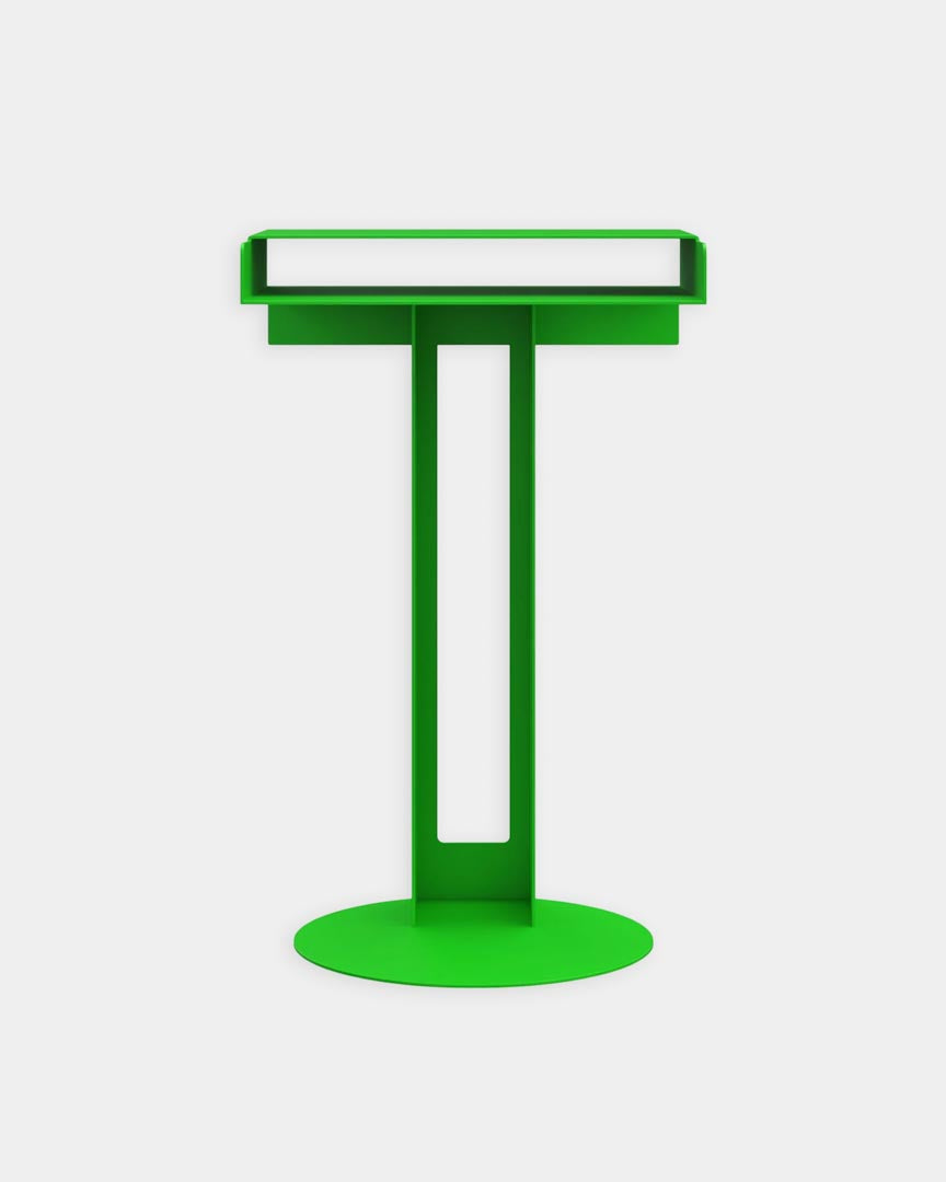 NEW TENDENCY - META SIDE TABLE (LUMINOUS GREEN)
