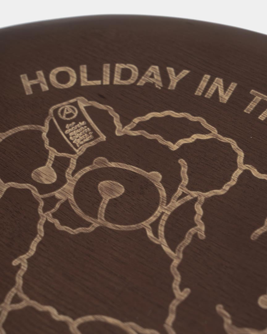 MOUNTAIN RESEARCH - ROUND STOOL (LOW/ KUMA WREATH)