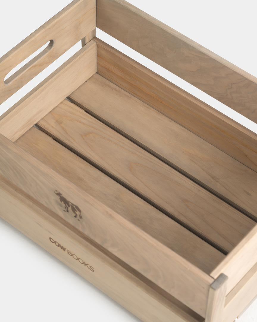 COW BOOKS - WOOD BOX (SMALL)