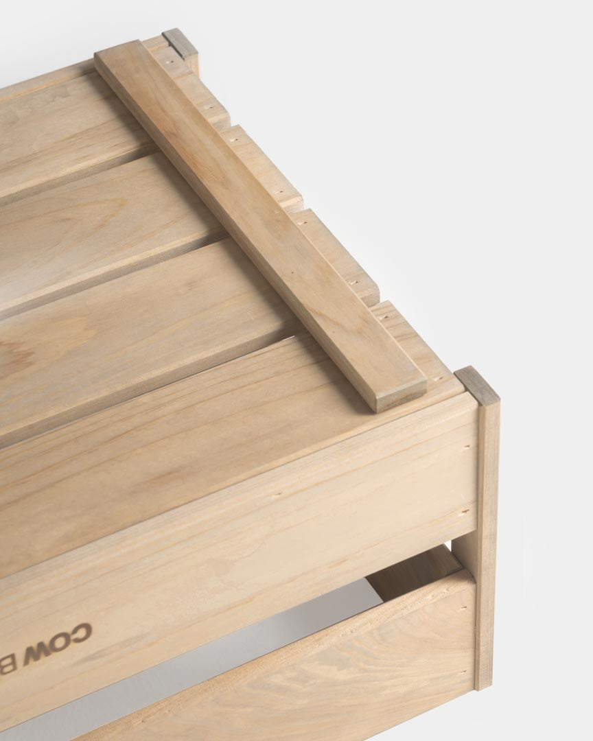 COW BOOKS - WOOD BOX (SMALL)