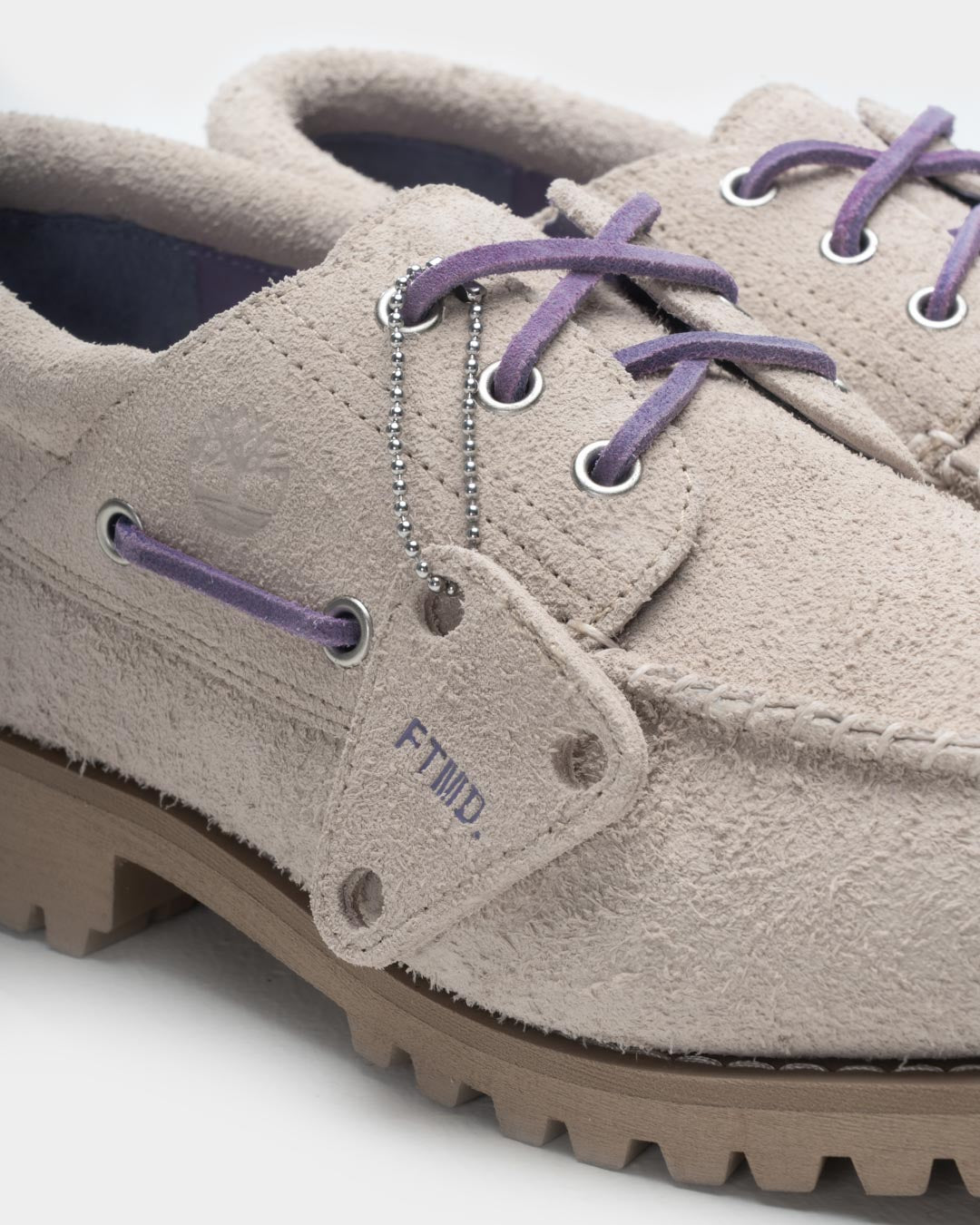FTMD. X TIMBERLAND 3-EYE LUG HANDSEWN BOAT SHOES